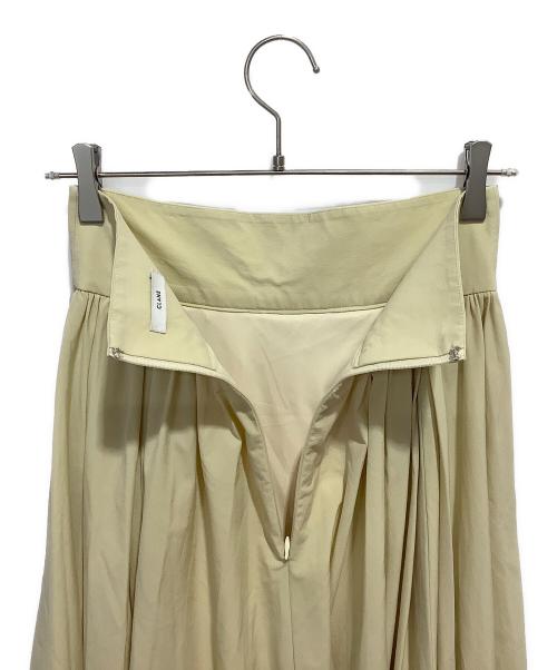 CLANE（クラネ）CLANE (クラネ) ボリュームマキシスカート ベージュ サイズ:Sの古着・服飾アイテム