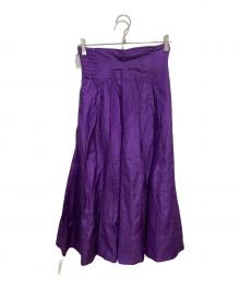 CELFORD（セルフォード）の古着「タフタフレアスカート」｜ピンク