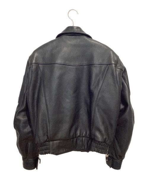 KADOYA（カドヤ）KADOYA (カドヤ) ダブルライダースジャケット ブラック サイズ:Lの古着・服飾アイテム