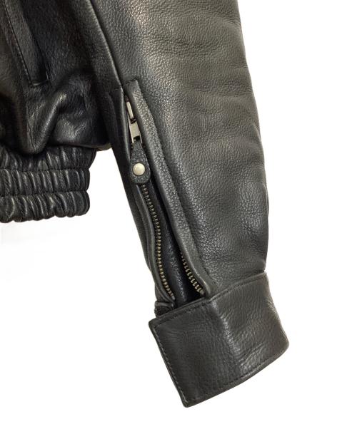 KADOYA（カドヤ）KADOYA (カドヤ) ダブルライダースジャケット ブラック サイズ:Lの古着・服飾アイテム