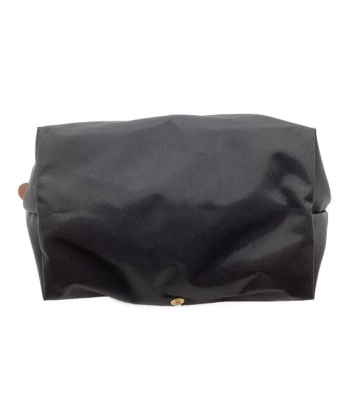 LONGCHAMP（ロンシャン）LONGCHAMP (ロンシャン) プリアージュ ハンドバッグ ブラック×ブラウンの古着・服飾アイテム