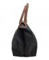 LONGCHAMP (ロンシャン) プリアージュ ハンドバッグ ブラック×ブラウン：6000円