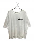 jieda×FRUIT OF THE LOOMジエダ×フルーツオブザルーム）の古着「半袖カットソー Tシャツ」｜ホワイト