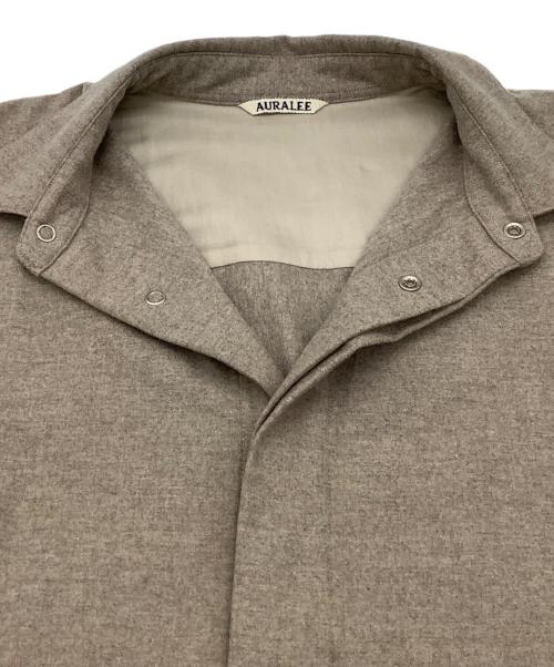 AURALEE（オーラリー）AURALEE (オーラリー) 長袖シャツ ブラウン サイズ:XLの古着・服飾アイテム