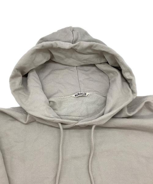 AURALEE（オーラリー）AURALEE (オーラリー) SUPER SOFT SWEAT BIG P O PARKA グレー サイズ:4の古着・服飾アイテム