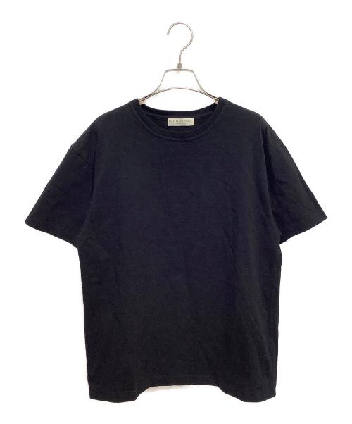 BOTTEGA VENETA（ボッテガベネタ）BOTTEGA VENETA (ボッテガベネタ) ロゴ刺繍ショートスリーブカットソー ブラック サイズ:46の古着・服飾アイテム