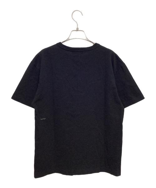 BOTTEGA VENETA（ボッテガベネタ）BOTTEGA VENETA (ボッテガベネタ) ロゴ刺繍ショートスリーブカットソー ブラック サイズ:46の古着・服飾アイテム