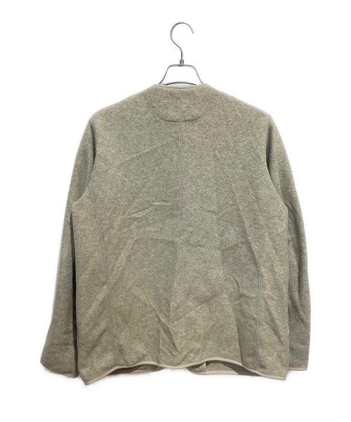 DANTON（ダントン）DANTON (ダントン) ノーカラーフリースジャケット グレー サイズ:42の古着・服飾アイテム