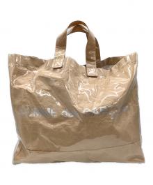 COMME des GARCONS（コムデギャルソン）の古着「ビニールトートバッグ」｜ベージュ