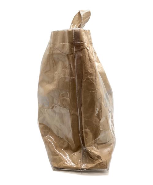 COMME des GARCONS（コムデギャルソン）COMME des GARCONS (コムデギャルソン) ビニールトートバッグ ベージュの古着・服飾アイテム