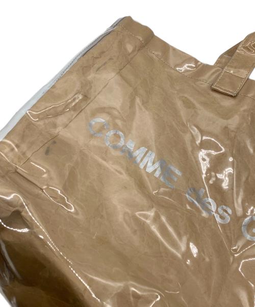 COMME des GARCONS（コムデギャルソン）COMME des GARCONS (コムデギャルソン) ビニールトートバッグ ベージュの古着・服飾アイテム