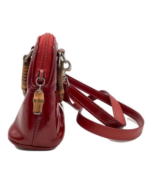 GUCCI（グッチ）GUCCI (グッチ) 2WAYバッグ レッドの古着・服飾アイテム