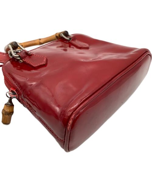 GUCCI（グッチ）GUCCI (グッチ) 2WAYバッグ レッドの古着・服飾アイテム