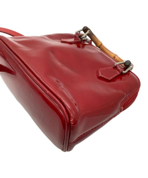 GUCCI（グッチ）GUCCI (グッチ) 2WAYバッグ レッドの古着・服飾アイテム