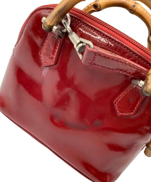 GUCCI（グッチ）GUCCI (グッチ) 2WAYバッグ レッドの古着・服飾アイテム