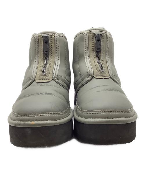 UGG（アグ）UGG (アグ) ニューメルプラットフォームジップブーツ グリーン サイズ:23の古着・服飾アイテム
