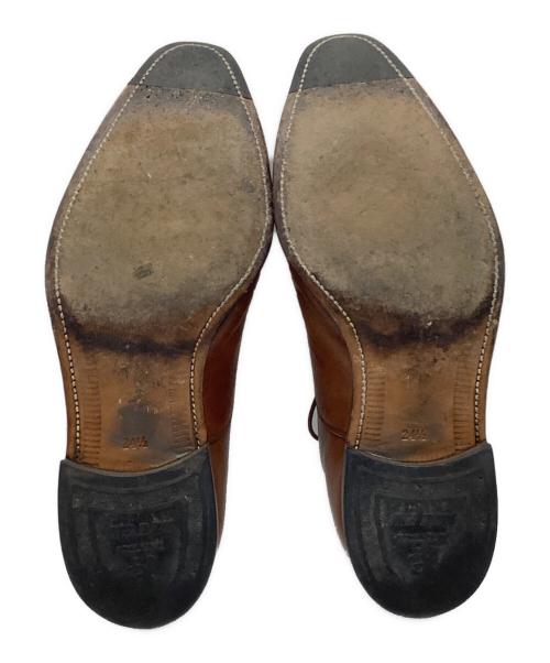 SCOTCH GRAIN（スコッチグレイン）SCOTCH GRAIN (スコッチグレイン) ストレートチップシューズ ブラウン サイズ:24.5の古着・服飾アイテム