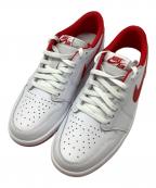 NIKEナイキ）の古着「AIR JORDAN1 RETRO LOW OG」｜ホワイト×レッド