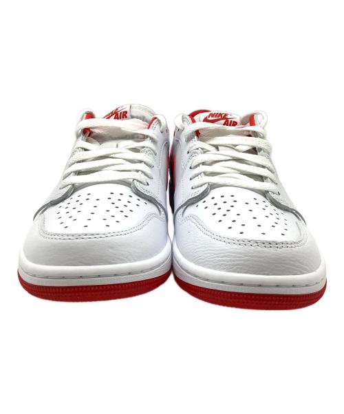 NIKE（ナイキ）NIKE (ナイキ) AIR JORDAN1 RETRO LOW OG ホワイト×レッド サイズ:27.5の古着・服飾アイテム