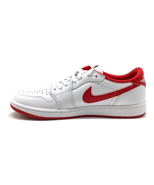 NIKE（ナイキ）NIKE (ナイキ) AIR JORDAN1 RETRO LOW OG ホワイト×レッド サイズ:27.5の古着・服飾アイテム