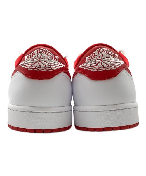 NIKE（ナイキ）NIKE (ナイキ) AIR JORDAN1 RETRO LOW OG ホワイト×レッド サイズ:27.5の古着・服飾アイテム