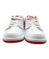 NIKE (ナイキ) AIR JORDAN1 RETRO LOW OG ホワイト×レッド サイズ:27.5：8000円