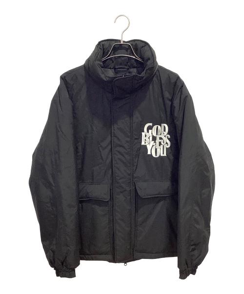 GOD BLESS YOU（ゴッド ブレス ユー）GOD BLESS YOU (ゴッド ブレス ユー) STAND SHELL JACKET ブラック サイズ:Lの古着・服飾アイテム