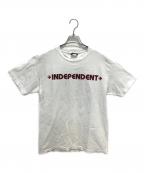 INDEPENDENTインディペンデント）の古着「両面プリントTシャツ」｜ホワイト