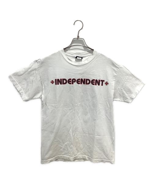 INDEPENDENT（インディペンデント）INDEPENDENT (インディペンデント) 両面プリントTシャツ ホワイト サイズ:Mの古着・服飾アイテム