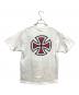 INDEPENDENT (インディペンデント) 両面プリントTシャツ ホワイト サイズ:M：7000円