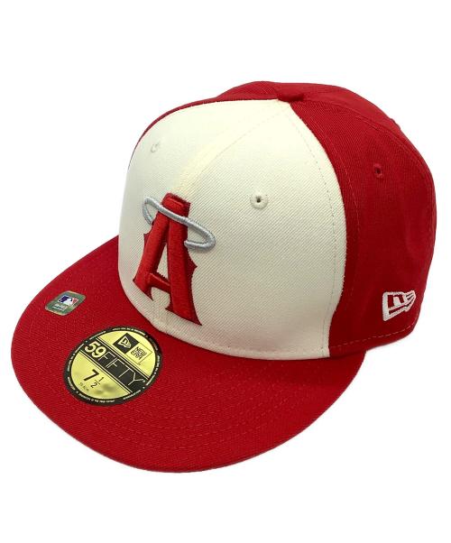 New Era（ニューエラ）New Era (ニューエラ) キャップ レッド×ホワイトの古着・服飾アイテム
