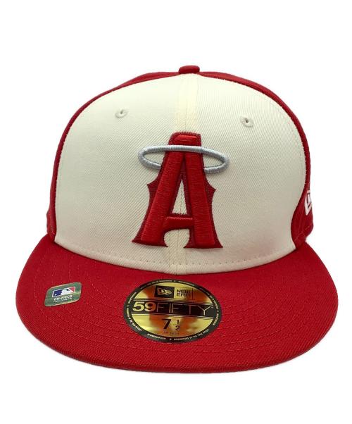 New Era（ニューエラ）New Era (ニューエラ) キャップ レッド×ホワイトの古着・服飾アイテム