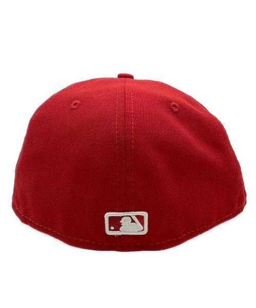 New Era（ニューエラ）New Era (ニューエラ) キャップ レッド×ホワイトの古着・服飾アイテム