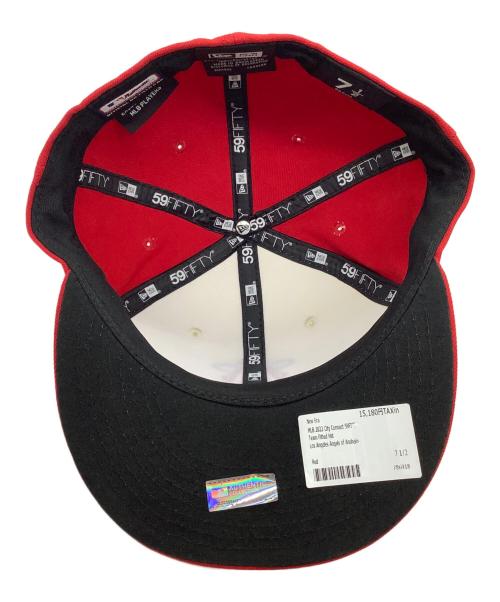 New Era（ニューエラ）New Era (ニューエラ) キャップ レッド×ホワイトの古着・服飾アイテム