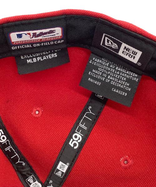 New Era（ニューエラ）New Era (ニューエラ) キャップ レッド×ホワイトの古着・服飾アイテム