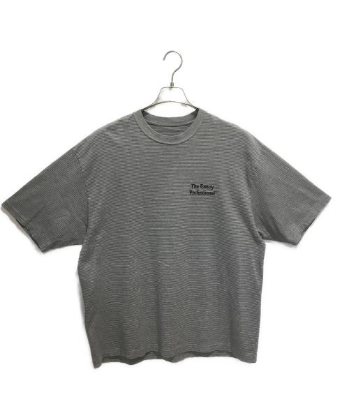 The Ennoy Professional（ザ エンノイ プロフェッショナル）The Ennoy Professional (ザ エンノイ プロフェッショナル) Border T-Shirts グレー サイズ:XXLの古着・服飾アイテム