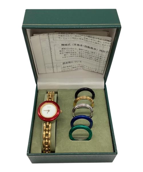 GUCCI（グッチ）GUCCI (グッチ) チェンジベゼル ホワイトの古着・服飾アイテム