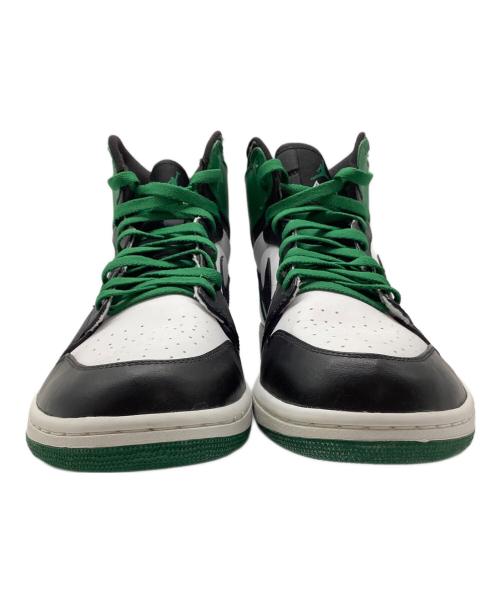 NIKE（ナイキ）NIKE (ナイキ) AIR JORDAN 1 RETRO HIGH ホワイト×グリーン サイズ:31の古着・服飾アイテム