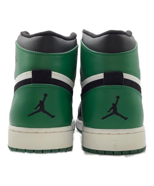 NIKE（ナイキ）NIKE (ナイキ) AIR JORDAN 1 RETRO HIGH ホワイト×グリーン サイズ:31の古着・服飾アイテム