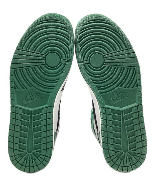 NIKE（ナイキ）NIKE (ナイキ) AIR JORDAN 1 RETRO HIGH ホワイト×グリーン サイズ:31の古着・服飾アイテム