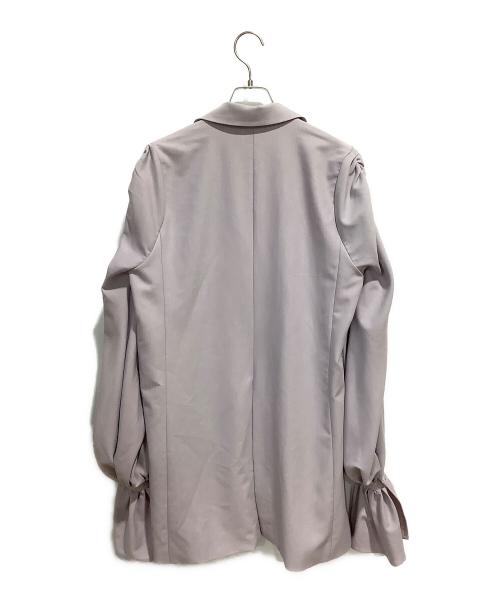 la belle etude（ラベルエチュード）la belle Etude (ラベルエチュード) ギャザーボリューム袖ジャケット ラベンダー サイズ:Fの古着・服飾アイテム