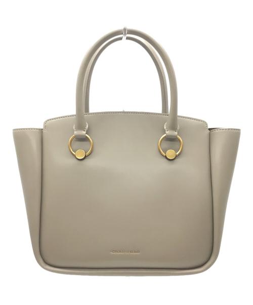 CHARLES & KEITH（チャールズアンドキース）CHARLES & KEITH (チャールズ＆キース) リングディティールホーボーバッグ グレーの古着・服飾アイテム