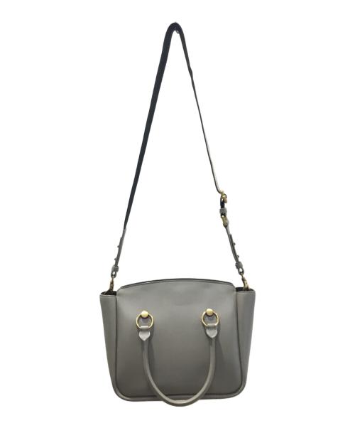 CHARLES & KEITH（チャールズアンドキース）CHARLES & KEITH (チャールズ＆キース) リングディティールホーボーバッグ グレーの古着・服飾アイテム