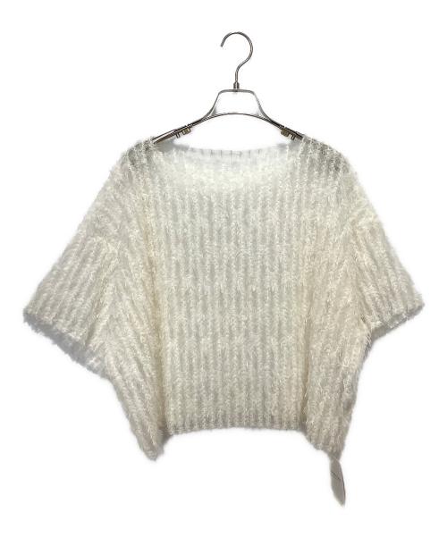 journal standard luxe（ジャーナルスタンダード ラックス）JOURNAL STANDARD LUXE (ジャーナルスタンダード ラックス) ラウンドネックプルオーバーカットソー ホワイト サイズ:F 未使用品の古着・服飾アイテム
