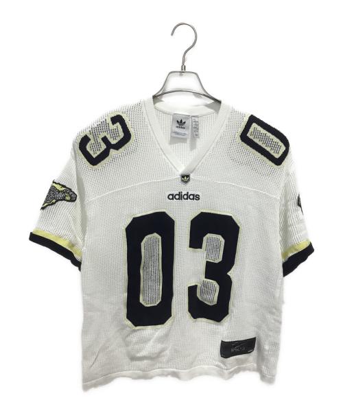 adidas（アディダス）adidas (アディダス) ADILENIUM シーズン 3 ニット サッカージャージー ホワイト サイズ:XSの古着・服飾アイテム