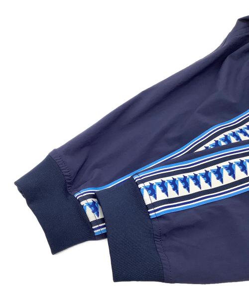 maison kitsune（メゾンキツネ）maison kitsune (メゾンキツネ) and wander (アンドワンダー) トラックフーディ ネイビー サイズ:XLの古着・服飾アイテム