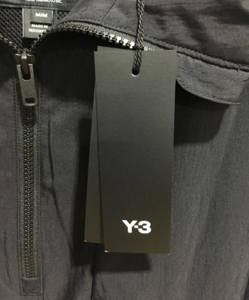 Y-3（ワイスリー）Y-3 (ワイスリー) adidas (アディダス) ハーフジップナイロンプルオーバー タグ付き ブラック サイズ:Mの古着・服飾アイテム
