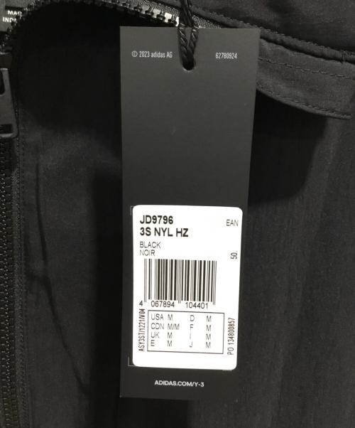 Y-3（ワイスリー）Y-3 (ワイスリー) adidas (アディダス) ハーフジップナイロンプルオーバー タグ付き ブラック サイズ:Mの古着・服飾アイテム