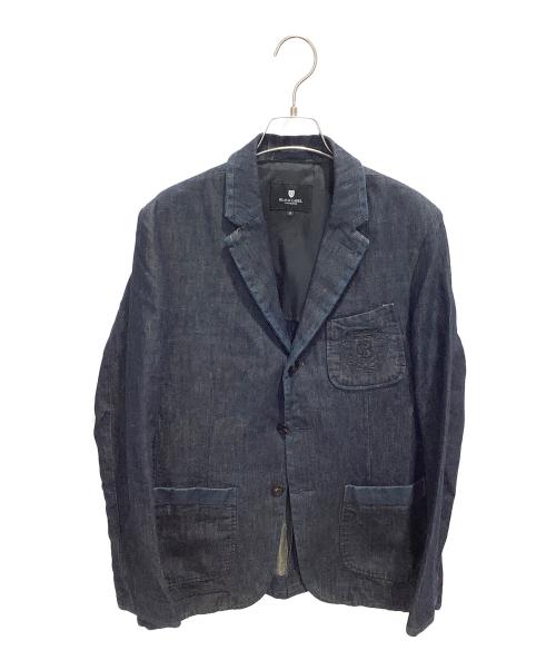 BLACK LABEL CRESTBRIDGE（ブラックレーベル クレストブリッジ）BLACK LABEL CRESTBRIDGE (ブラックレーベル クレストブリッジ) 3B デニム テーラードジャケット インディゴ サイズ:Mの古着・服飾アイテム