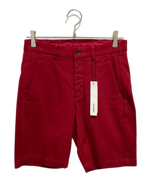 ATTACHMENT（アタッチメント）ATTACHMENT (アタッチメント) カツラギストレッチ ショートパンツ レッド サイズ:1の古着・服飾アイテム